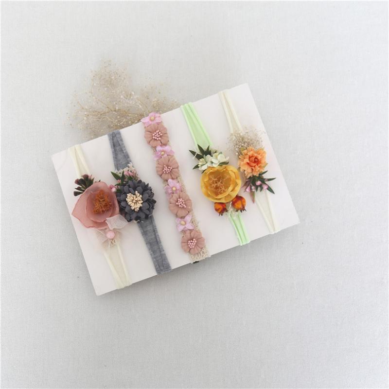Lovely Newborn Girl Flower Headbands Handmade Stretch Tiebacks 5 Pieces/lot Baby Headband Photography Props, Silver
Lovely Newborn Girl Flower Headbands Handmade Stretch Tiebacks 5 Pieces/lot Baby Headband Photography Props, Silver