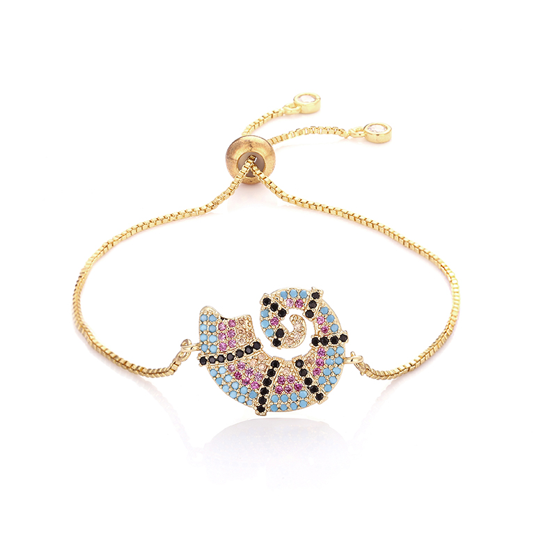 women's rainbow shell conch bracelets jewelry gold cz colorful zircon bracelet bangle adjustable chain bracelet for women
women's rainbow shell conch bracelets jewelry gold cz colorful zircon bracelet bangle adjustable chain bracelet for women