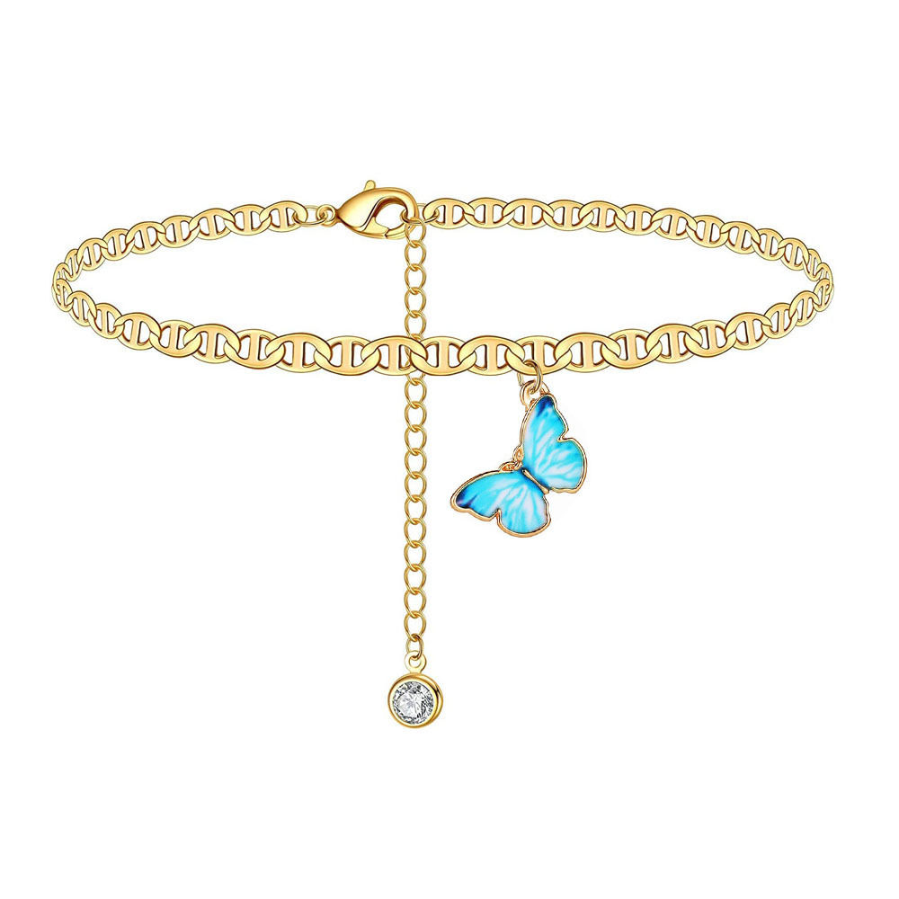 Butterfly charm anklet chain silver gold Diamond Beach Chains Anklets bracelet women fashion jewelry gift will and sandy drop ship
Butterfly charm anklet chain silver gold Diamond Beach Chains Anklets bracelet women fashion jewelry gift will and sandy drop ship