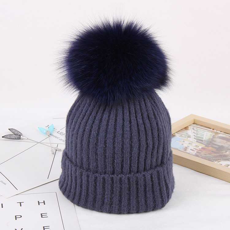 FUFAN001 Winter Hats Parent-child Wool Knitted Beanies Real 14cm Fur Pom pom Knit Skullies Bonnet Gorros Caps Ladies Kids, Black
FUFAN001 Winter Hats Parent-child Wool Knitted Beanies Real 14cm Fur Pom pom Knit Skullies Bonnet Gorros Caps Ladies Kids, Black