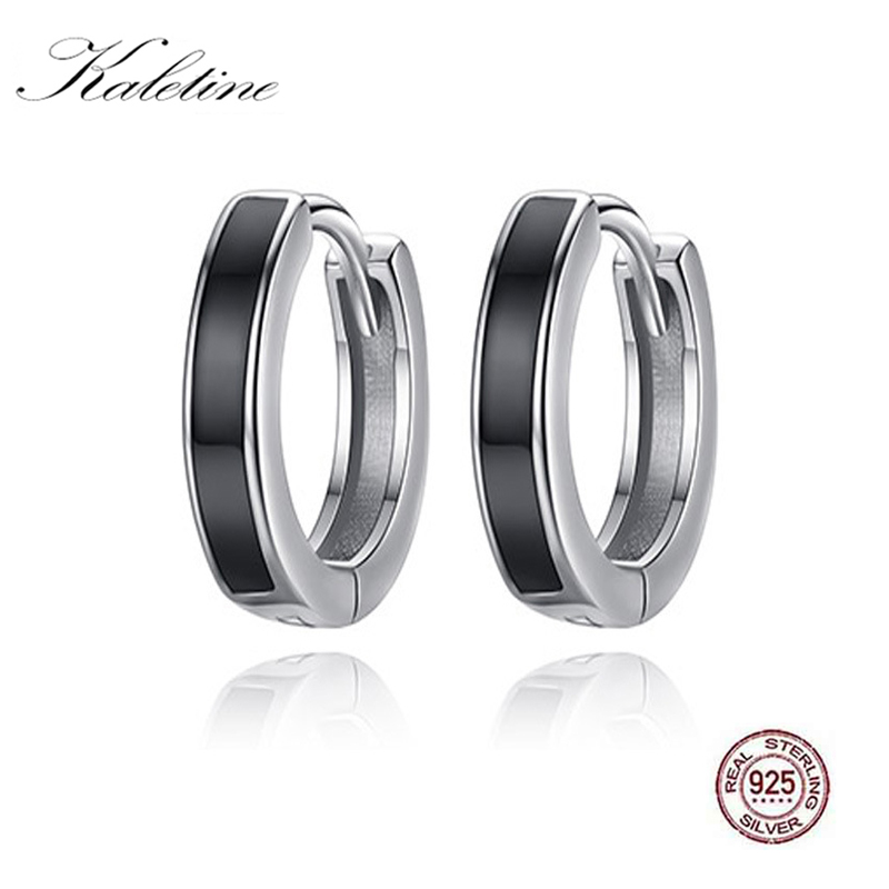 Hoop & Huggie KALETINE Hip Hop 925 Sterling Silver Small Earrings CZ Black Round Circle For Women Men Jewelry 2021
Hoop & Huggie KALETINE Hip Hop 925 Sterling Silver Small Earrings CZ Black Round Circle For Women Men Jewelry 2021