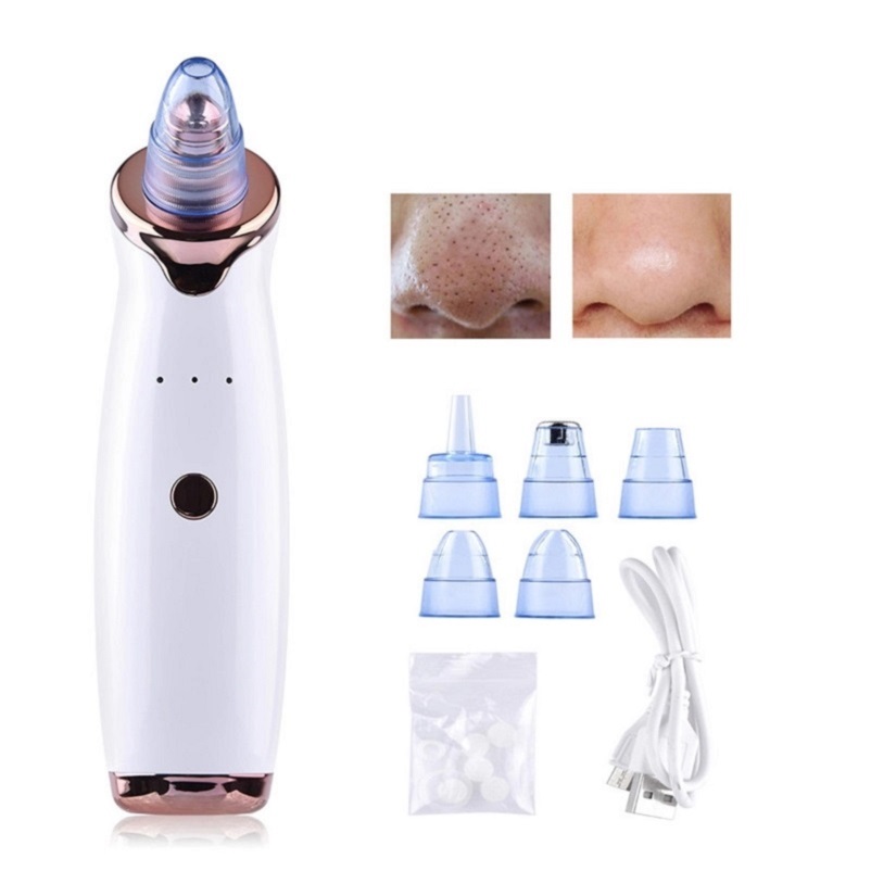

Facial Pore Cleaner Nose Blackhead Cleansing Acne Remover Vacuum Comedo Suction Tool Skin Care Massage Beauty Machine