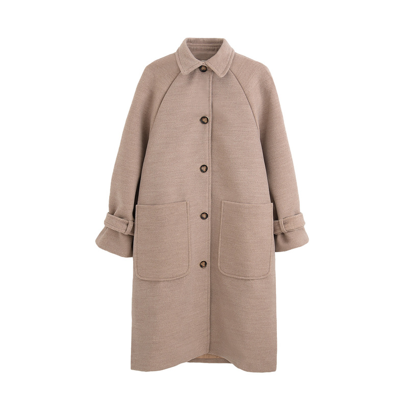 Woolen Coat Women' Autumn and Winter Autumn New Popular Solid Color Woolen Coats Womens Winter Clothing, Beige
Woolen Coat Women' Autumn and Winter Autumn New Popular Solid Color Woolen Coats Womens Winter Clothing, Beige