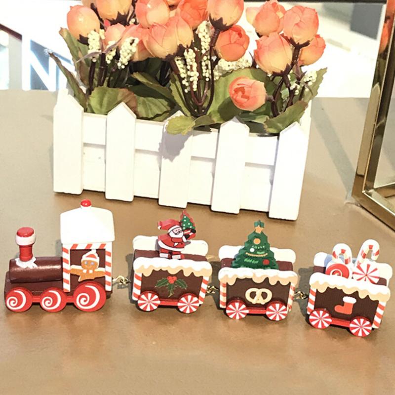 Christmas Decoration for Home 4 Knots Christmas Train Painted Wooden with Santa Kids Toys Ornament Navidad 2020 New Year Gift
Christmas Decoration for Home 4 Knots Christmas Train Painted Wooden with Santa Kids Toys Ornament Navidad 2020 New Year Gift