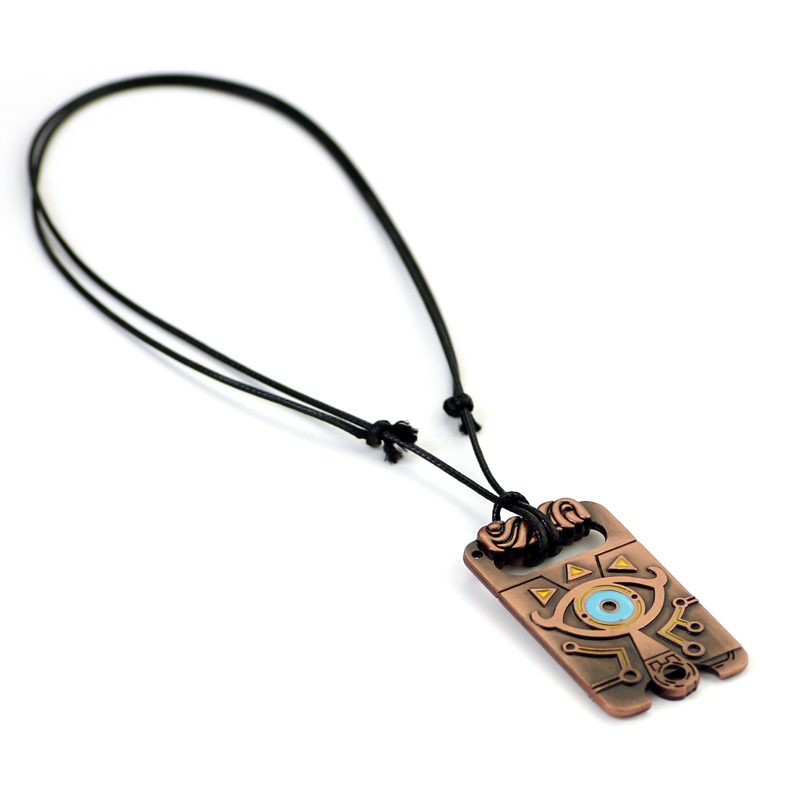 Legend of Zelda Keychain Sheikah Slate Pendant Handmade Keyring Breath of the Wild Game Jewelry key Holder llavero zelda COSPLAY1