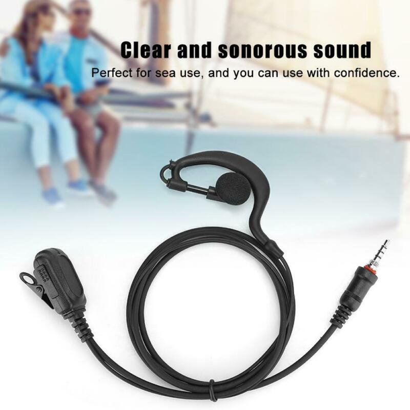 Earhook Earpiece Headset Headphone For ICOM IC-M33 M25 M34 Walkie Talkie Radio