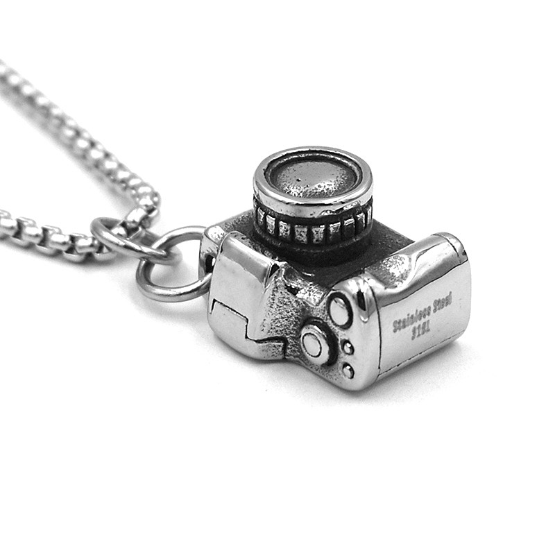 2020 fashion punk necklace men women pendant 316l camera stainless steel hip hop jewelry statement cute necklaces dainty gift
2020 fashion punk necklace men women pendant 316l camera stainless steel hip hop jewelry statement cute necklaces dainty gift