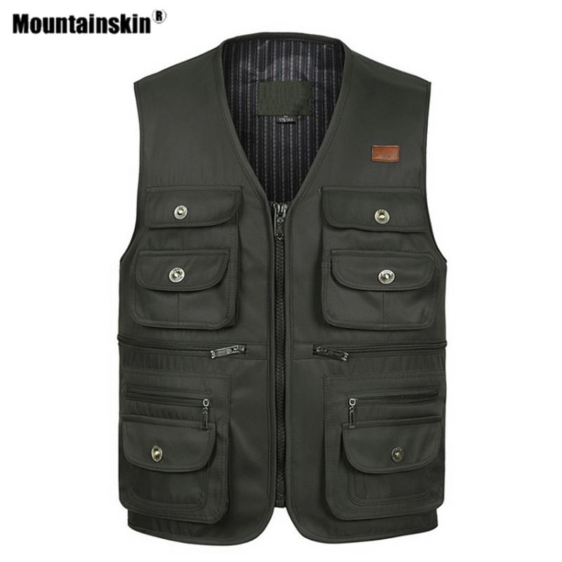 Mountainskin Autumn Men's Hiking Straight Vest Sleeveless Outdoor Breathable Photogra Waistcoats Camping Climbing Fishing VA794, Zipper army green
Mountainskin Autumn Men's Hiking Straight Vest Sleeveless Outdoor Breathable Photogra Waistcoats Camping Climbing Fishing VA794, Zipper army green