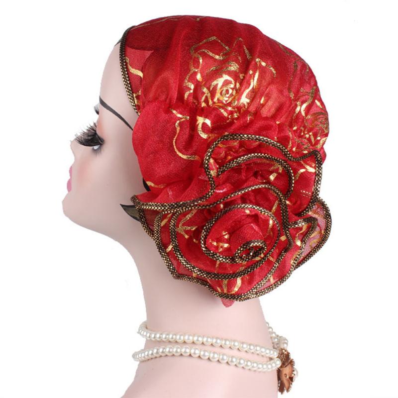 Hood Turban Print Elegant Gifts Head Wrap Chemo Cap Large Flower Hot Stamping Muslim Beanie Lightweight Women Hats Fashion, White
Hood Turban Print Elegant Gifts Head Wrap Chemo Cap Large Flower Hot Stamping Muslim Beanie Lightweight Women Hats Fashion, White