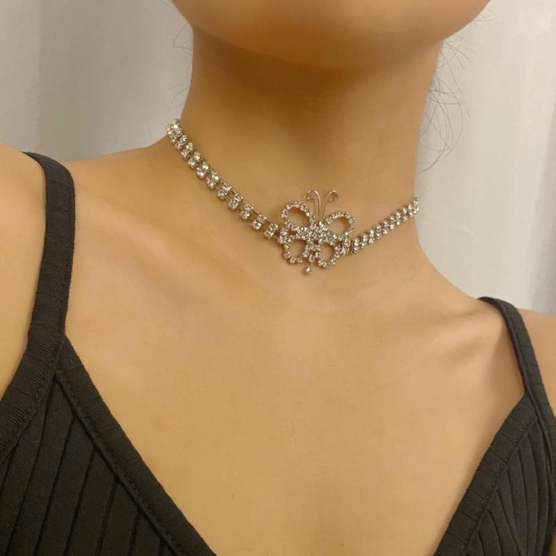 Hollow Zircon Butterfly Crystal Choker Necklaces for Women Rhinestone Necklaces Weddings Jewelry Gifts
Hollow Zircon Butterfly Crystal Choker Necklaces for Women Rhinestone Necklaces Weddings Jewelry Gifts