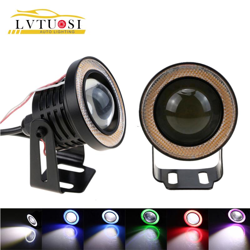 2pcs/lot Universal Led COB Fog Lights 2.5 inch 67mm Car Auto Fog lamp Angel Eyes By Car Light With Lens DC 12 Waterproof DRL CA
2pcs/lot Universal Led COB Fog Lights 2.5 inch 67mm Car Auto Fog lamp Angel Eyes By Car Light With Lens DC 12 Waterproof DRL CA
