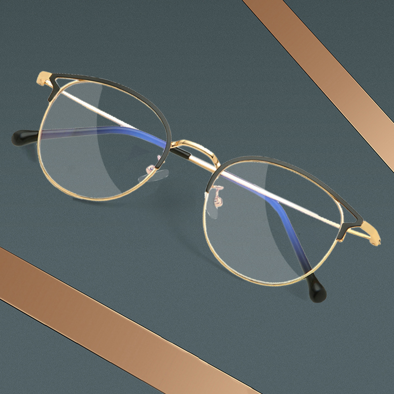 Retro Women Cat Eyes Anti Blue Ray Glasses frame, Lady's Metal Alloy Blu Ray Block Eyeglass Frames for Prescription Myopia F9029
Retro Women Cat Eyes Anti Blue Ray Glasses frame, Lady's Metal Alloy Blu Ray Block Eyeglass Frames for Prescription Myopia F9029