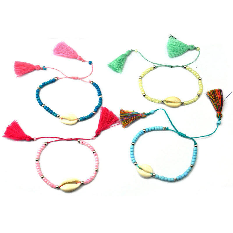 Bohemia Handmade Shell Bracelet for Woman Sea Ocean Summer Bangle Adjustable Length Rope Wrist Fashion Charm Jewelry
Bohemia Handmade Shell Bracelet for Woman Sea Ocean Summer Bangle Adjustable Length Rope Wrist Fashion Charm Jewelry
