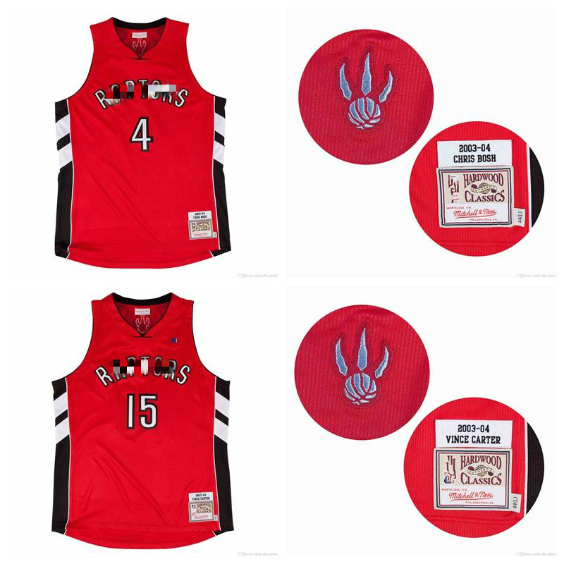 Men Toronto Raptors Vince Carter Chris Bosh Mitchell & Ness RED 2003-04 Authentic Jersey, Black
Men Toronto Raptors Vince Carter Chris Bosh Mitchell & Ness RED 2003-04 Authentic Jersey, Black