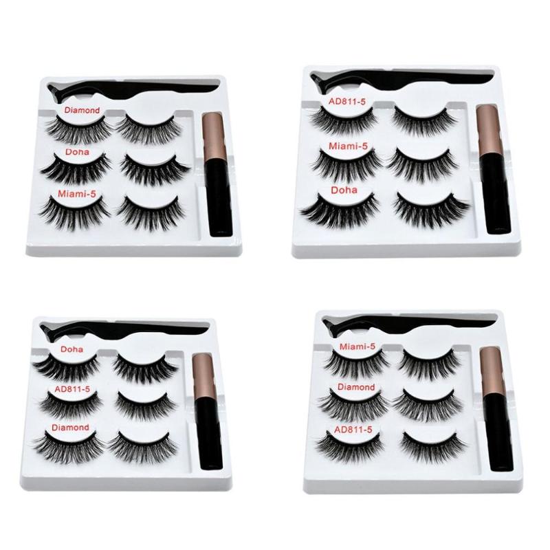 Magnetic False Eyelashes Eyeliner Magnet Eyelash Set 3 Pairs Of Magnetic Eyelashes + Eyeliner + Tweezers
Magnetic False Eyelashes Eyeliner Magnet Eyelash Set 3 Pairs Of Magnetic Eyelashes + Eyeliner + Tweezers