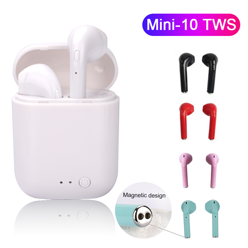 Mini-10 TWS Wireless Earphones Bluetooth 5.0 Earphones Sports Earbuds Headset With Mic Charging Box For Xiaomi Samsung Huawei
Mini-10 TWS Wireless Earphones Bluetooth 5.0 Earphones Sports Earbuds Headset With Mic Charging Box For Xiaomi Samsung Huawei