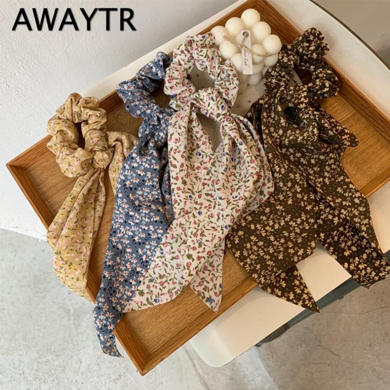 AWAYTR Floral Print Scrunchies Hair Scarf Bohemia Women Hair Bands Streamers Rope Ties Holder Ponytail Accessories
AWAYTR Floral Print Scrunchies Hair Scarf Bohemia Women Hair Bands Streamers Rope Ties Holder Ponytail Accessories