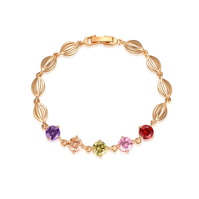 MOONROCY Rose Gold Color Colourful Bracelet Bohemia Crystal Round Party Jewelry Bangle for Girls Women Gift Wholesale
MOONROCY Rose Gold Color Colourful Bracelet Bohemia Crystal Round Party Jewelry Bangle for Girls Women Gift Wholesale