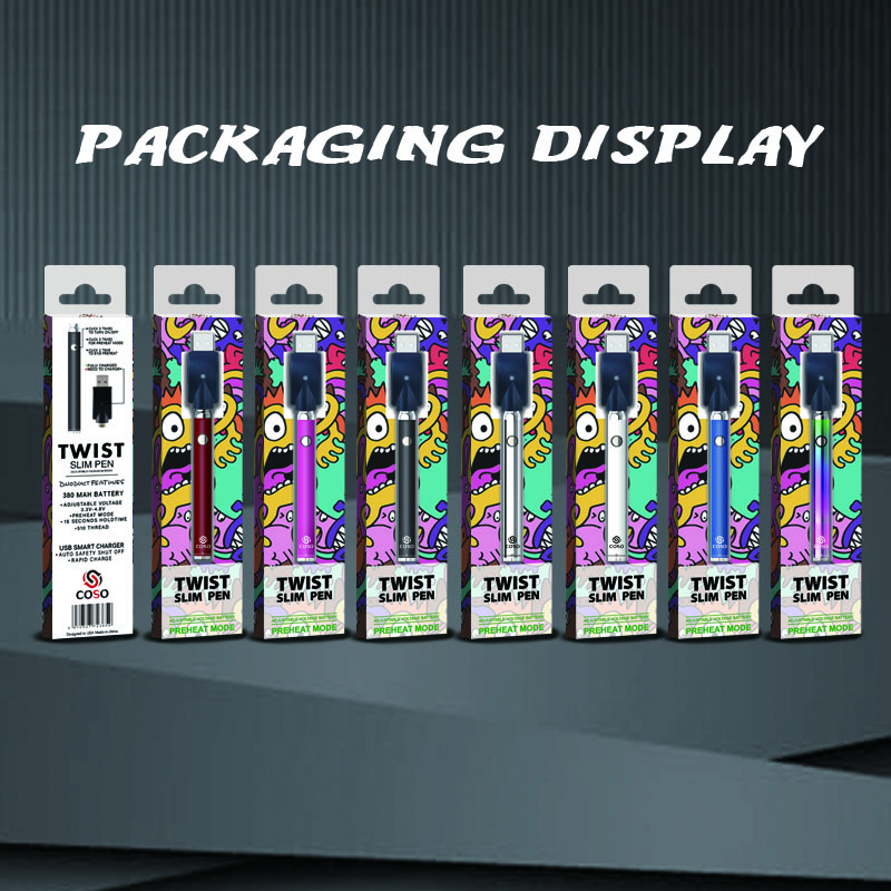 High-end e cigarette portable vape pen 380mah preheat adjustable e cig vape battery variable voltage 510 battery for thick oil cartridges
High-end e cigarette portable vape pen 380mah preheat adjustable e cig vape battery variable voltage 510 battery for thick oil cartridges