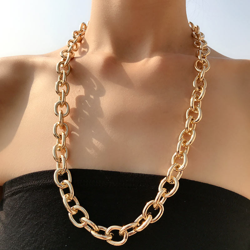 Flatfoosie Punk Choker Necklace Collar Statement Hip Hop Metal Thick Long Link Chain Necklace Women Men Statement Party Jewelry
Flatfoosie Punk Choker Necklace Collar Statement Hip Hop Metal Thick Long Link Chain Necklace Women Men Statement Party Jewelry