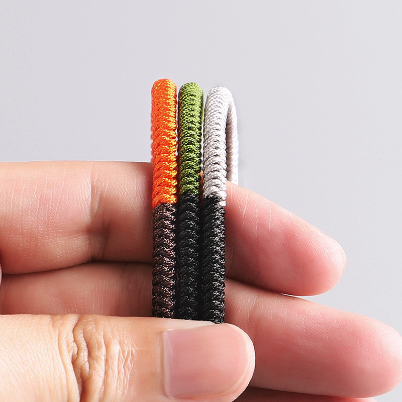 Handmade Waterproof Woven Wax Thread Wrap Bracelet Simple Rope Knot Bracelet Friendship Bracelet for Men and Women