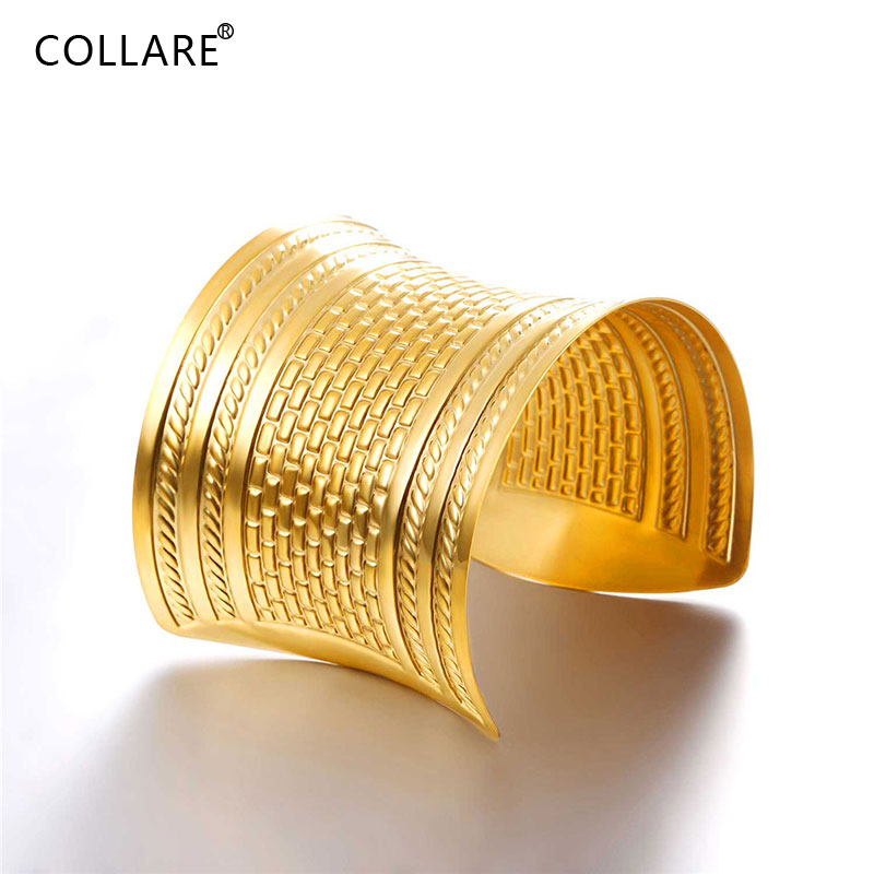 Collare Big 316L Stainless Steel Resizable Bangles Gold/Black Color Cuff Hip-hop Rapper Jewelry H217
Collare Big 316L Stainless Steel Resizable Bangles Gold/Black Color Cuff Hip-hop Rapper Jewelry H217