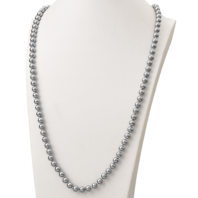 Sliver Round Beads 8mm For DIY Handmade Pearls Necklace Simple Style Imitation Pearl Chain Necklace 36inch Women Jewel Gift H874
Sliver Round Beads 8mm For DIY Handmade Pearls Necklace Simple Style Imitation Pearl Chain Necklace 36inch Women Jewel Gift H874