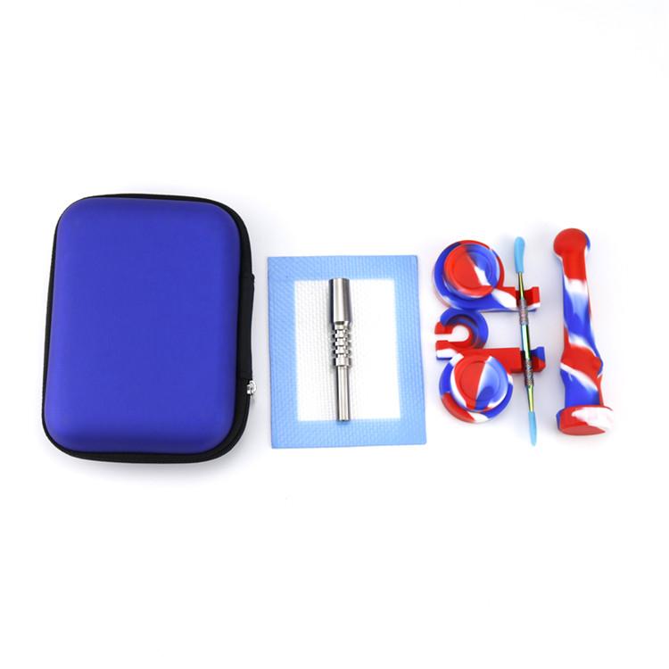 Smoking Set Gift Bag Silicone Jars dab straw Dabber Rig Tool Wax Container glass oil burner pipe with smoke accessories
Smoking Set Gift Bag Silicone Jars dab straw Dabber Rig Tool Wax Container glass oil burner pipe with smoke accessories