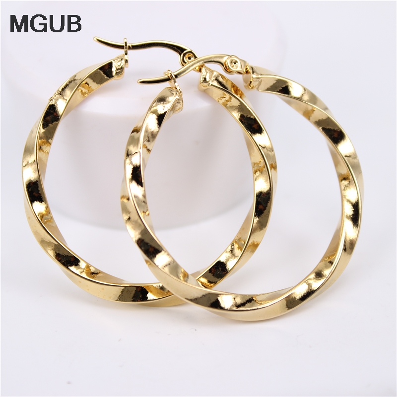 Hoop & Huggie High Quality 4mm Thick Vacuum Smooth And Beautiful Earrings 30mm40mm50mm Size Selection Lightweight LH637
Hoop & Huggie High Quality 4mm Thick Vacuum Smooth And Beautiful Earrings 30mm40mm50mm Size Selection Lightweight LH637