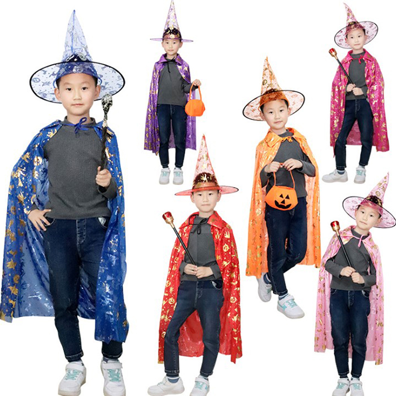 Halloween Costume Hat & Cloak For Kids Party Dress Cosplay Star Gilding Shining For Kid Boy Gift
Halloween Costume Hat & Cloak For Kids Party Dress Cosplay Star Gilding Shining For Kid Boy Gift