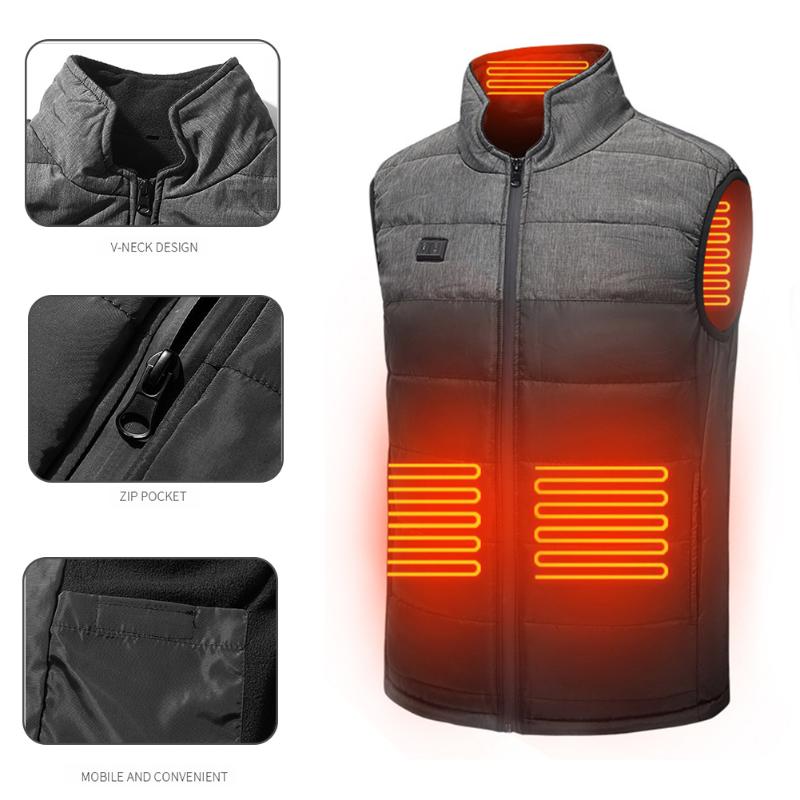 Men Heated Vest Warm Winter Electric Adjustable Modes Climbing Camping Outdoor Hiking Usb Infrared Skiing Sleeveless Riding, As pic
Men Heated Vest Warm Winter Electric Adjustable Modes Climbing Camping Outdoor Hiking Usb Infrared Skiing Sleeveless Riding, As pic