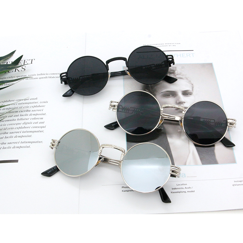 Tidien Gothic Vintage Steampunk Sunglasses Men Round Tidien Retro Luxury Small Mirror Alloy Cosplay Sun Glasses Male 8010A
Tidien Gothic Vintage Steampunk Sunglasses Men Round Tidien Retro Luxury Small Mirror Alloy Cosplay Sun Glasses Male 8010A