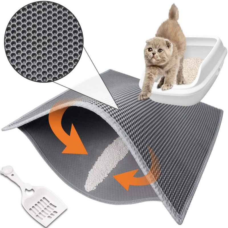 RABBITGOO New Waterproof Pet Cat Litter Mat Double Layer Litter Cat Bed Pads Trapping Pets Catcher Mat Pet Supplies
RABBITGOO New Waterproof Pet Cat Litter Mat Double Layer Litter Cat Bed Pads Trapping Pets Catcher Mat Pet Supplies