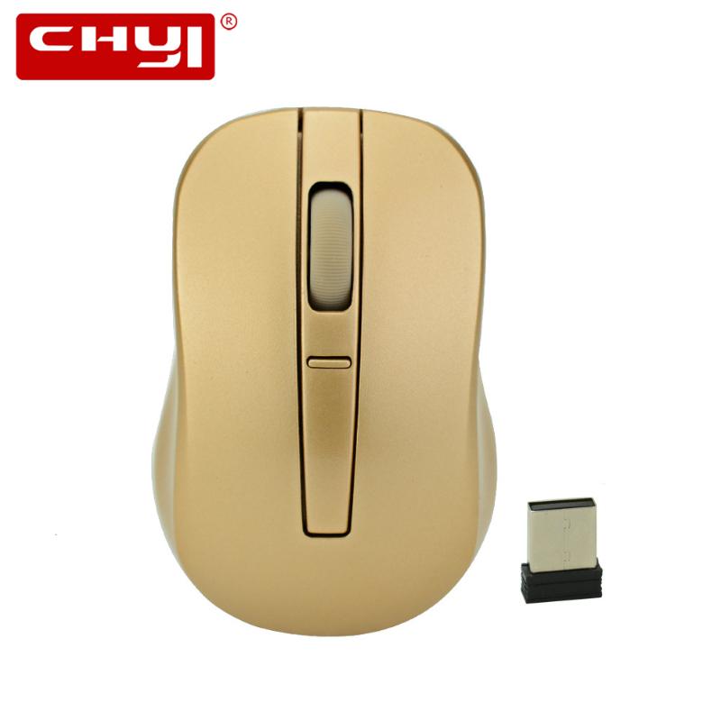 CHYI 2.4G Mini Wireless Mouse USB Computer Optical Mice 1000/1200/1600DPI 3D Gold Small Hand Mause For Gift Notebook PC
CHYI 2.4G Mini Wireless Mouse USB Computer Optical Mice 1000/1200/1600DPI 3D Gold Small Hand Mause For Gift Notebook PC