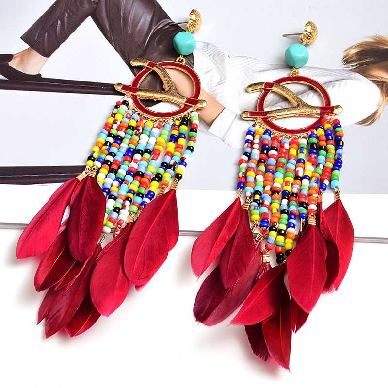 Dangle & Chandelier Statement Luxury Feather Tassel Drop Earrings High-Quality Vintage Handmade Jewelry Accessories For Women Wholesale
Dangle & Chandelier Statement Luxury Feather Tassel Drop Earrings High-Quality Vintage Handmade Jewelry Accessories For Women Wholesale