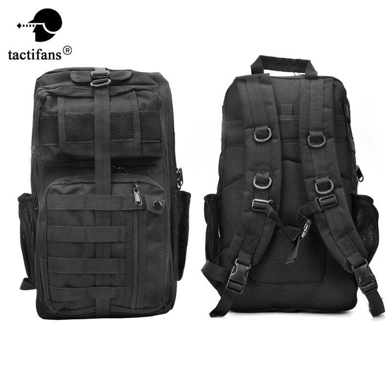 45L Outdoor Climbing Bag 3P Combat Tactical Backpack Waterproof Molle Hydration compatible for hiking hunting travel trekking, Bk
45L Outdoor Climbing Bag 3P Combat Tactical Backpack Waterproof Molle Hydration compatible for hiking hunting travel trekking, Bk