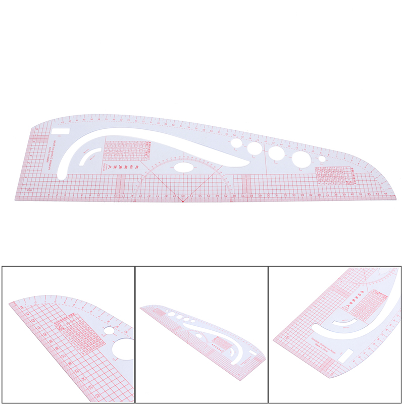 Multi-function Sewing Ruler Measure for Making Clothes Tailor Craft Tool Plastic CHE1
Multi-function Sewing Ruler Measure for Making Clothes Tailor Craft Tool Plastic CHE1