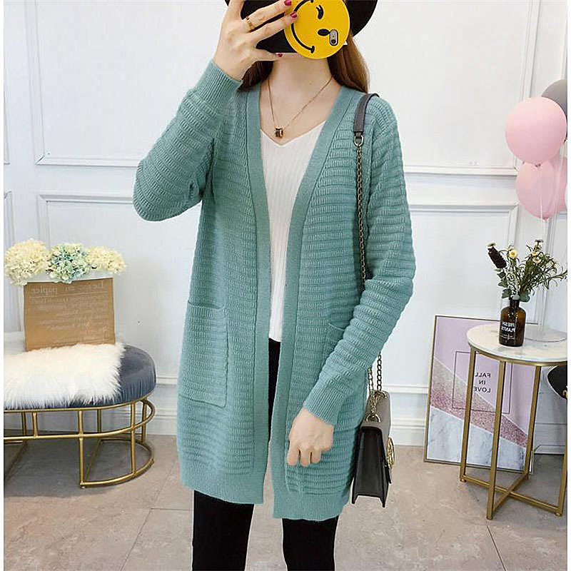 Fashion Thick Warm Knit Mid Long Cardigans Sweater Women V Neck Long Sleeve Multicolor Loose Wild Coat Femme Autumn Outwear, Red
Fashion Thick Warm Knit Mid Long Cardigans Sweater Women V Neck Long Sleeve Multicolor Loose Wild Coat Femme Autumn Outwear, Red