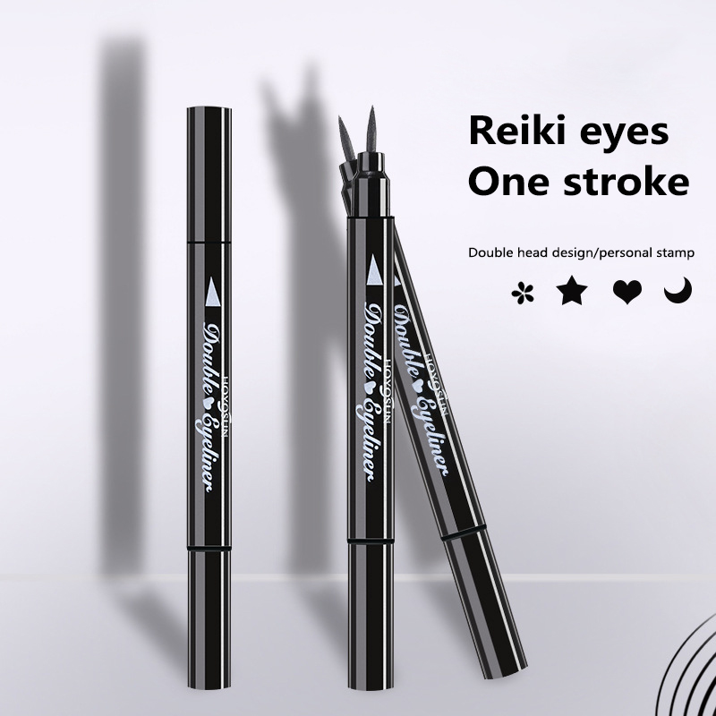 Double Head Eyeliner Black Long-lasting stamp Pen Moon Star Heart Flower Eyeliner Liquid Waterproof Pencil TSLM1, 04 flower
Double Head Eyeliner Black Long-lasting stamp Pen Moon Star Heart Flower Eyeliner Liquid Waterproof Pencil TSLM1, 04 flower