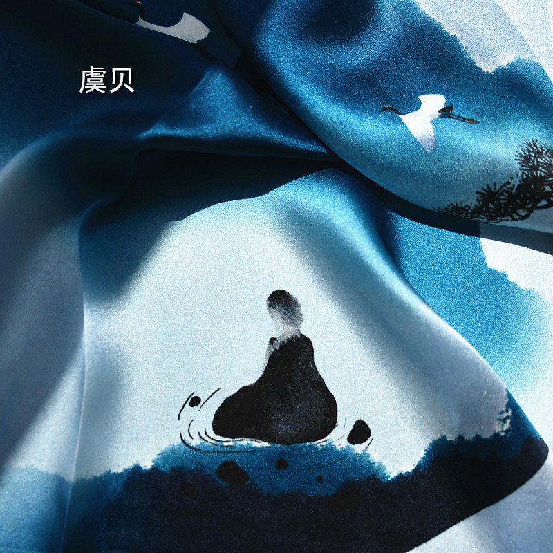 China classic cyan natural silk scarf for women printed 100% real silk scarves small 50cm square soft handkerchief gift for lady
China classic cyan natural silk scarf for women printed 100% real silk scarves small 50cm square soft handkerchief gift for lady