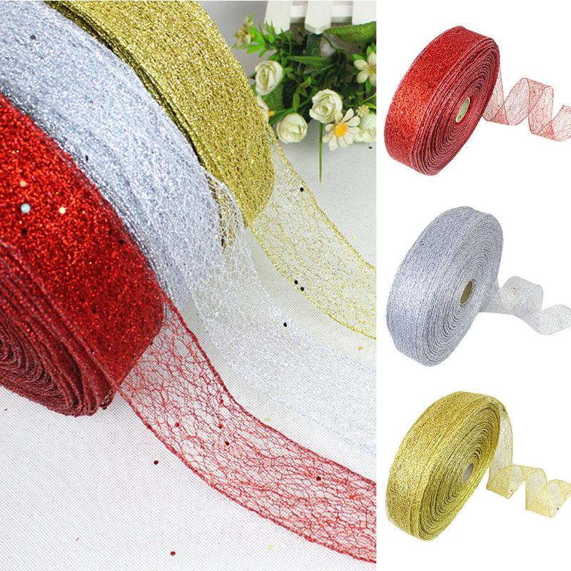 New Christmas tree ribbon 10 m chaotic net lock dusting Christmas ribbon ornament 9.20
New Christmas tree ribbon 10 m chaotic net lock dusting Christmas ribbon ornament 9.20