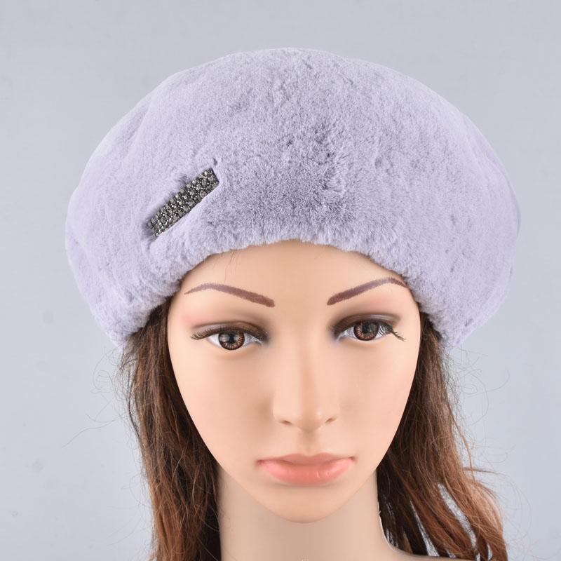 New Real Rex Fur Beanies Hat Women 100% Natural Real Rex Fur Beret Caps Ladies Winter Warm Hats, White
New Real Rex Fur Beanies Hat Women 100% Natural Real Rex Fur Beret Caps Ladies Winter Warm Hats, White