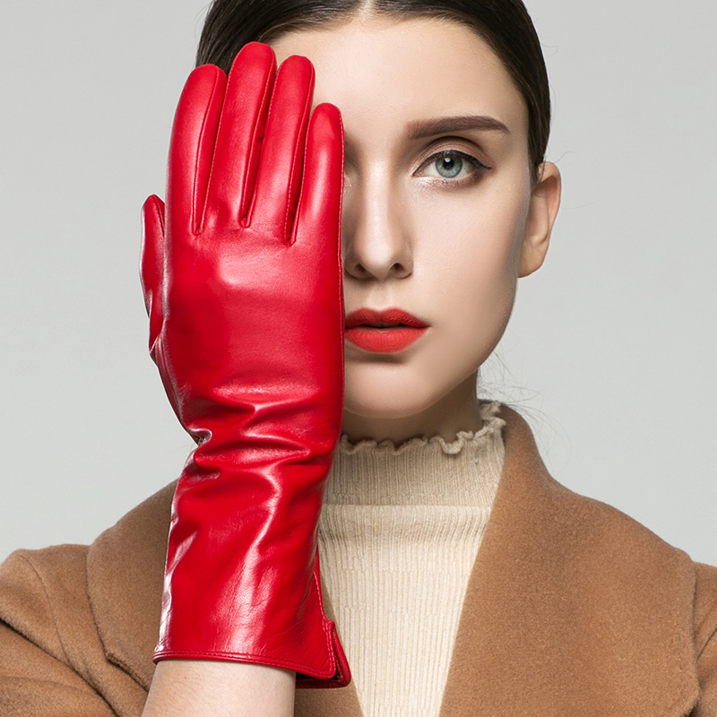 KLSS Brand Genuine Leather Women Gloves High Quality Goatskin Glove Fashion Elegant Lady Driving Winter Plus Velvet 9901
KLSS Brand Genuine Leather Women Gloves High Quality Goatskin Glove Fashion Elegant Lady Driving Winter Plus Velvet 9901