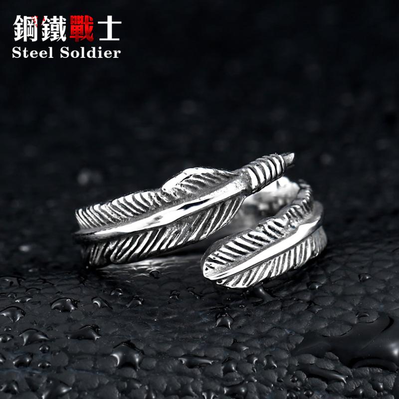 steel soldier unique stainless steel women feather ring for little finger ring as gift for GF jewelry
steel soldier unique stainless steel women feather ring for little finger ring as gift for GF jewelry