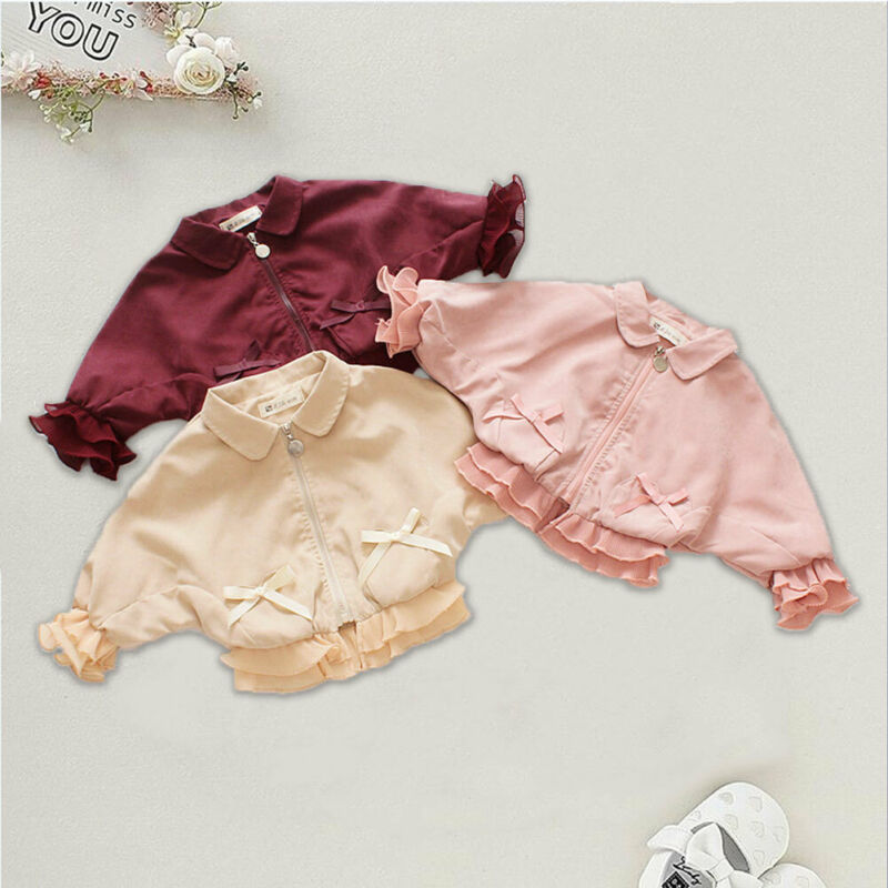 Fashion Newborn Baby Toddler Girl Kid Sweet Ruffle Outerwear Zipper Autumn Winter Jackets Coat Clothes Top 0-4Y, Khaki
Fashion Newborn Baby Toddler Girl Kid Sweet Ruffle Outerwear Zipper Autumn Winter Jackets Coat Clothes Top 0-4Y, Khaki