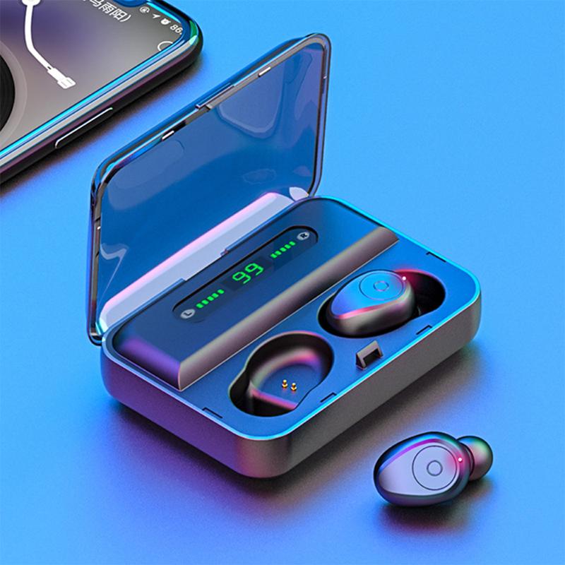 LED Display 1200mA Power Bank Wireless Bluetooth 5.0 Earphone Waterproof Earbuds 5D Stereo Bluetooth Earbuds for All Smart Phone
LED Display 1200mA Power Bank Wireless Bluetooth 5.0 Earphone Waterproof Earbuds 5D Stereo Bluetooth Earbuds for All Smart Phone