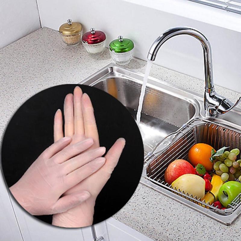 100PCS Grade Disposable PVC Gloves Anti-static Plastic Gloves For Cleaning Cooking Restaurant Kitchen Accessories FD
100PCS Grade Disposable PVC Gloves Anti-static Plastic Gloves For Cleaning Cooking Restaurant Kitchen Accessories FD