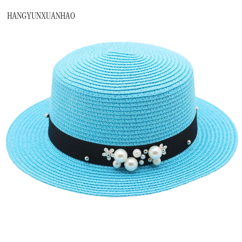 Parent-child Straw Sun Hat Cute Children Sun Hats Women Pearl Straw Cap Beach Big Brim Panama Hat Casual Glris Summer Cap, Orange 
Parent-child Straw Sun Hat Cute Children Sun Hats Women Pearl Straw Cap Beach Big Brim Panama Hat Casual Glris Summer Cap, Orange