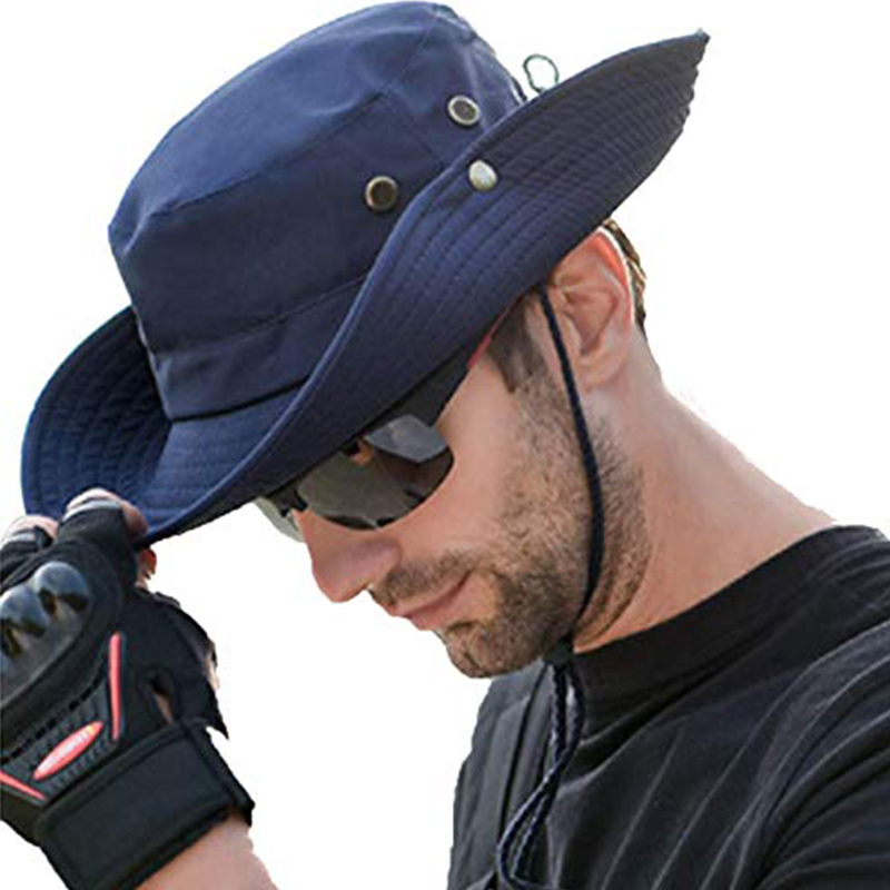 New Hot Men Sun Hat Summer Outdoor UPF 50+ Protection Wide Brim Hunting Fishing Cap SMR88, Black
New Hot Men Sun Hat Summer Outdoor UPF 50+ Protection Wide Brim Hunting Fishing Cap SMR88, Black