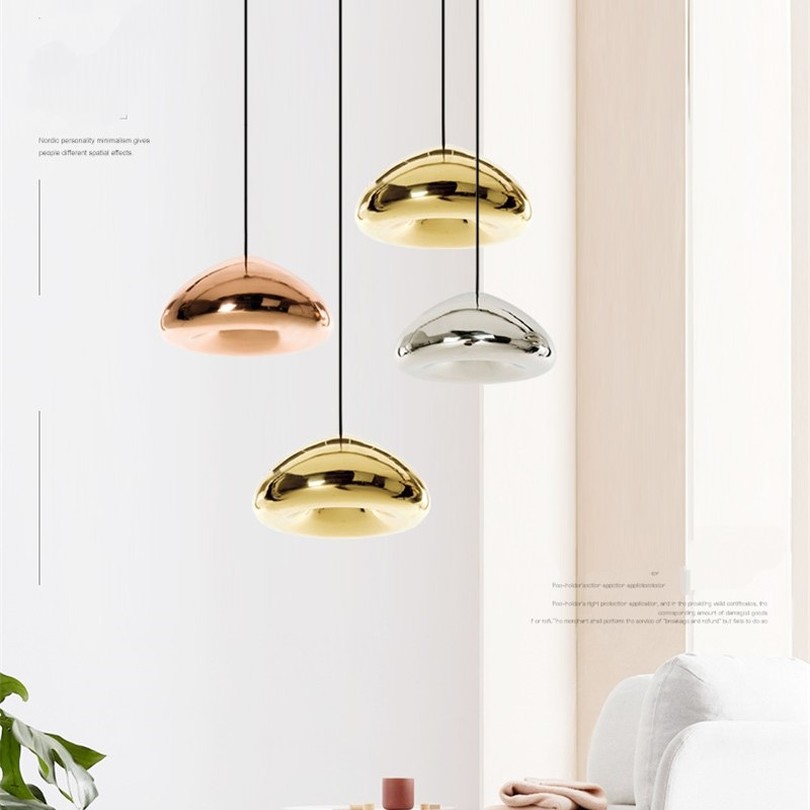 Nordic Glass Hanging Lamp Modern Pendant Lights for Bedroom Living Room Kitchen E27 Luminaire Lighting Fixture Home Decor